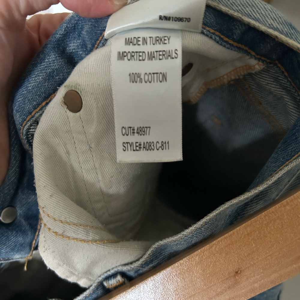 Agolde Dee Ultra High Rise Denim Shorts - Picture 11 of 13